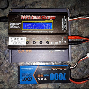 2 셀 리포 DXF 7.4 V , 7000 mAh 100 C