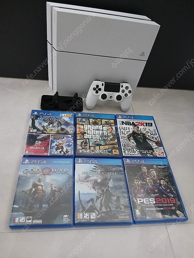 PS4 플스4 게임7개/충전거치대--0