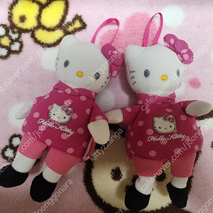 헬로키티 파우치 키링 고전 키티 파우치