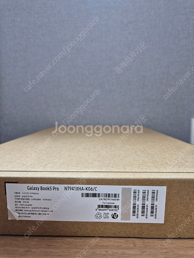 삼성 갤럭시북5 프로 NT941XHA-K06/C 미개봉...--0