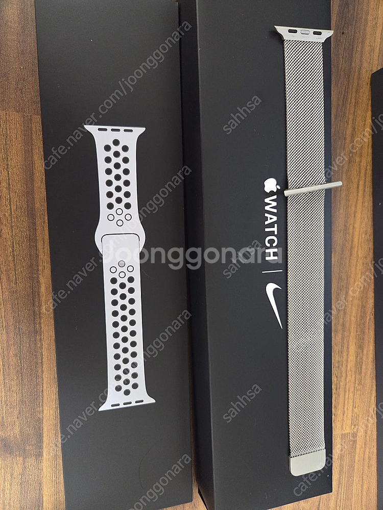 애플워치 7 44mm 나이키에디션 스타라이트 88%--3