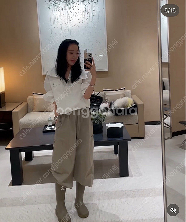 뮤제라 구라온컴퍼니 뮤제카고팬츠 카키--1