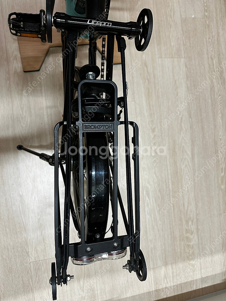 브롬톤 21년 터키쉬 그린 허브다이나모 팝니다--4