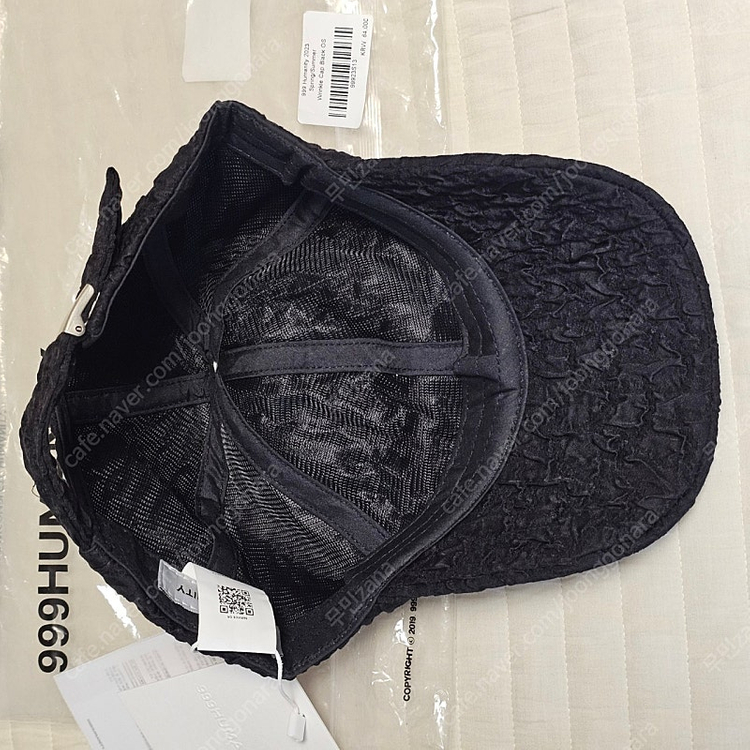 새제품) 999휴머니티 윙클 크링클 볼캡 모자 남자 여자 이미지