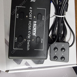 LANSTAR 4포트 4K HDMI KVM스위치 팝니다. (LS-HD4KVM-N)