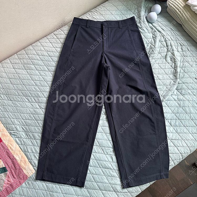 유니클로 저지 배럴 레그 팬츠 네이비 XL 31-32 ...--0