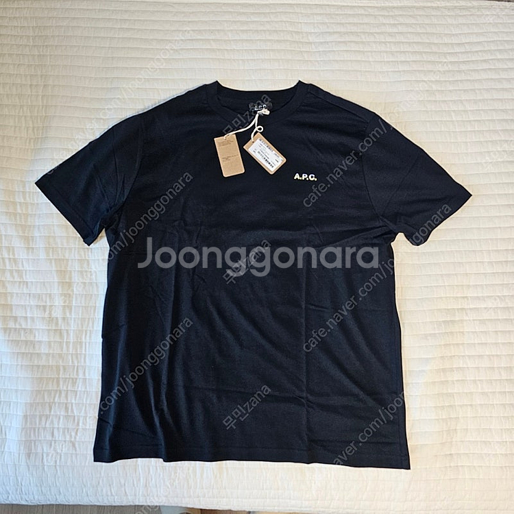 XXL 새제품) A.P.C APC 아페쎄 그라데이션 로고 반팔 티셔츠--0