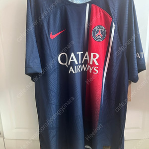 23/24 PSG 홈 유니폼 어센틱 노마킹 XL 사이즈 새상품 팝니다