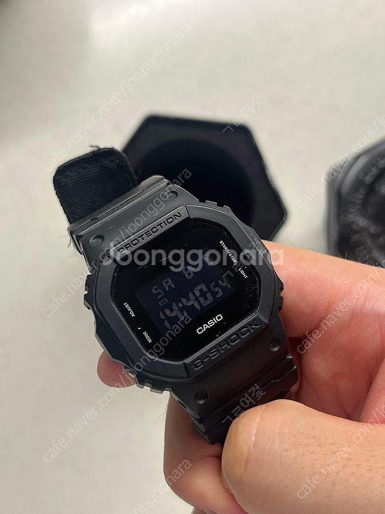 [정품] 지샥 DW-5600BBN 코듀라 밴드--1