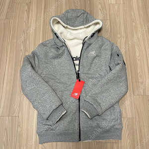 뉴발란스 양면 플리스 후드집업 공용 s 90