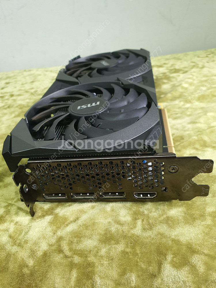 그래픽카드 MSI RTX 3060TI 상태좋아요--5