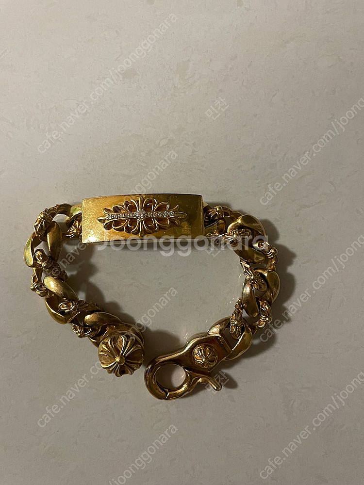 크롬st 22k 집게팔찌--3