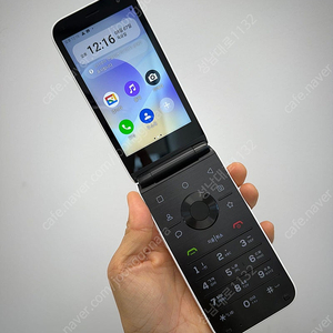 M120 (MIVE)마이브 스타일폴더폰 화이트 32기가 6만 판매합니다.