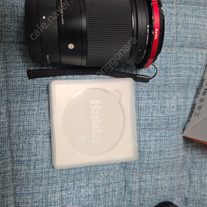 시그마 16mm f1.4 16.4 E마운트 소니크롭바디용 단렌즈+하리오가변필터