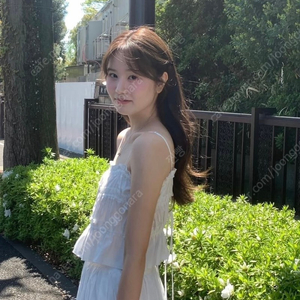 ounce 온스 티어드 블라우스 블랙/화이트