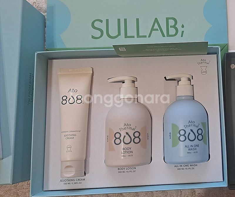 설랩 SULLAB 아토 808 3종세트 (인텐시브 크림...--0
