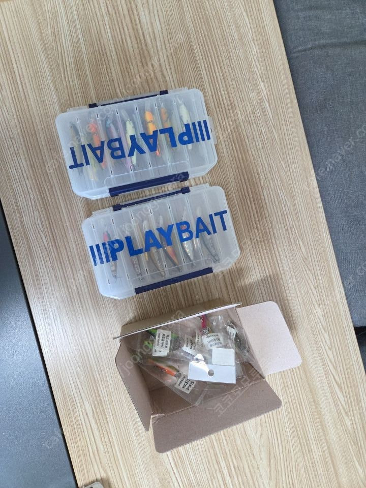 리버시블케이스 2개와 미노우 종류별 30개--1