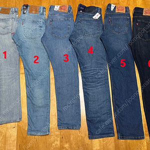 리바이스 청바지 11종 판매 levis jeans 허리 31 사이즈