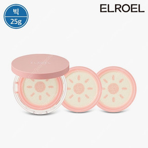엘로엘 핑크 톤업 빅 선쿠션 본품1+리필2 무료배송