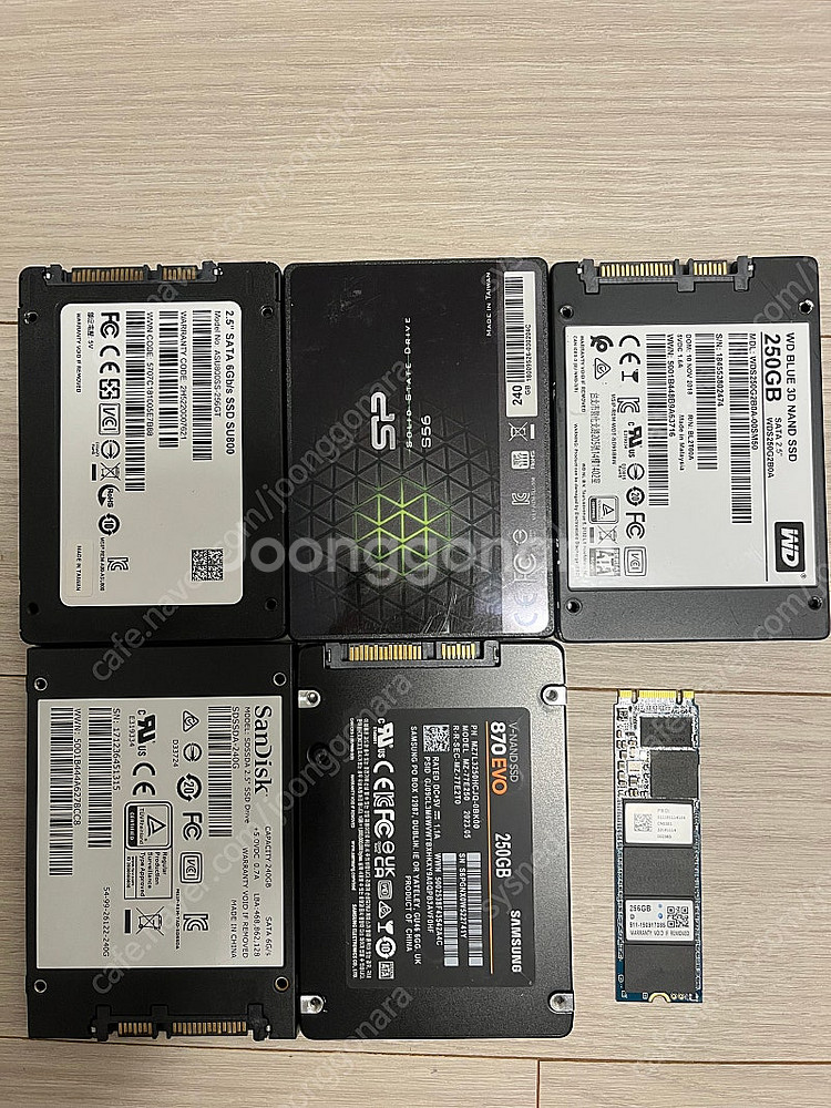 2.5” Sata3 SSD 250G--0