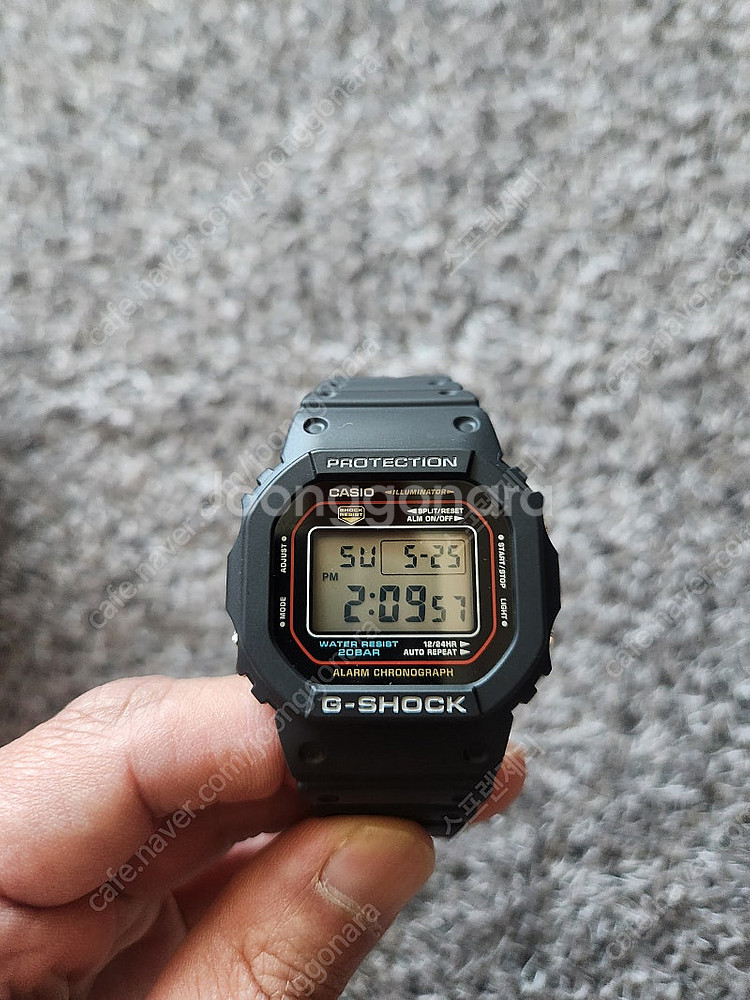 지샥 DW-5600RL-1DR 판매합니다(25년 7월 ...--2
