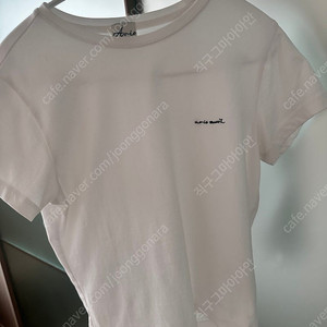 아비에무아 오가닉슬림코튼티셔트 화이트