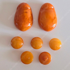 천연 호박 한복 마고자 단추