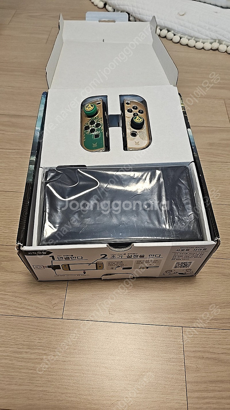 S급 풀구성 닌텐도 스위치 OLED 젤다에디션 배터리개...--1
