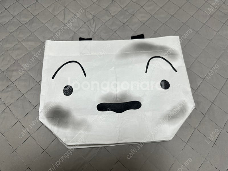 탄광 마을의 흰둥이 인형 키링 (미개봉) + 리유저블백--3