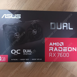 ASUS RX7600 DUAL 팝니다.