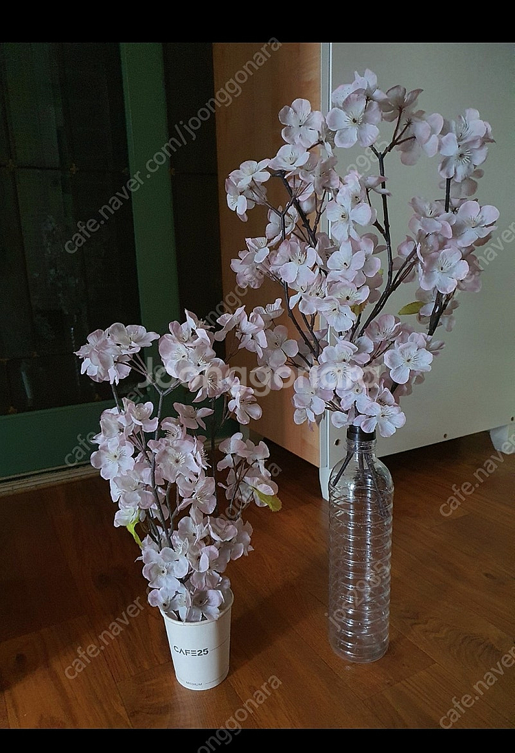 5단원목책장겸다용도진열장튼튼함저렴히2만5천원그외벚꽃조화...--8