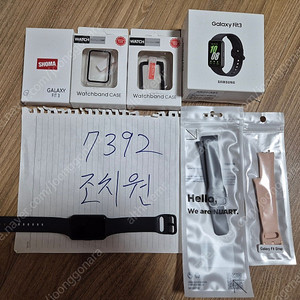 삼성 갤럭시핏3(Galaxy fit3)SM-R390 박풀 제품팝니다.