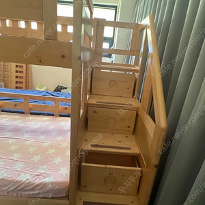 에보니아 2층 원목침대