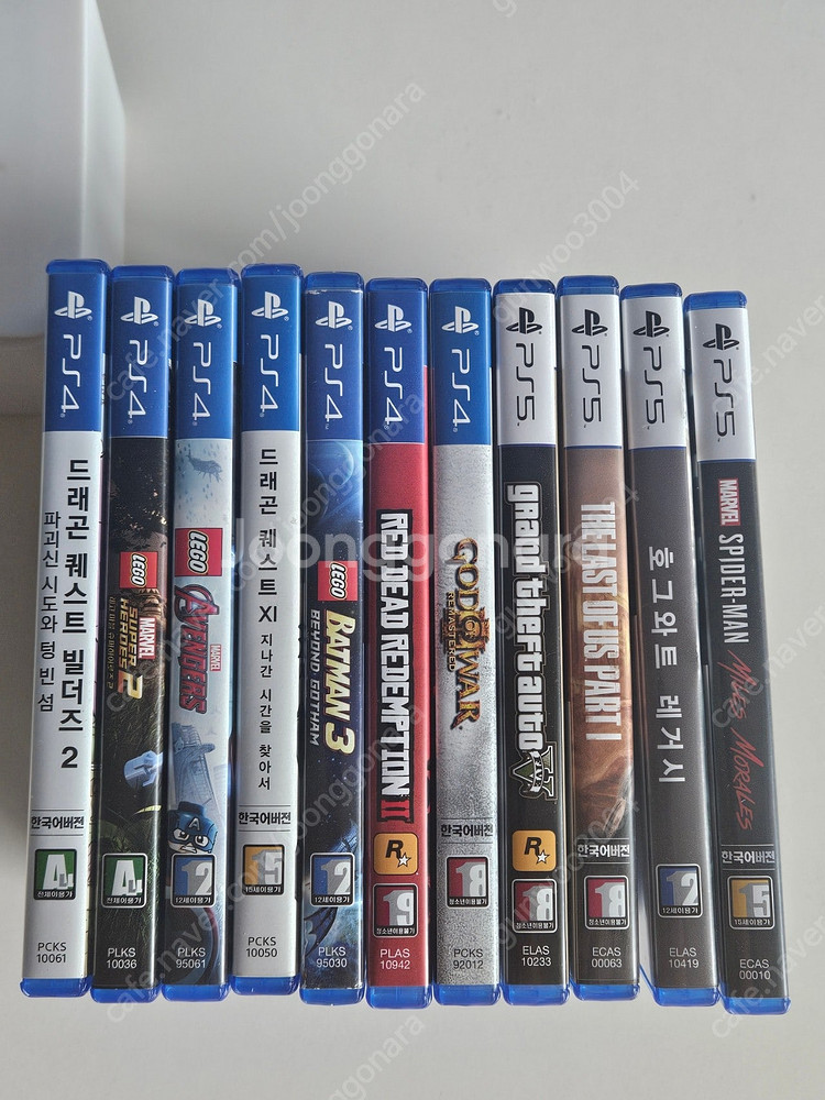 PS4 레데리2 1.8 / 갓오브워2 1.0 / PS5...--1