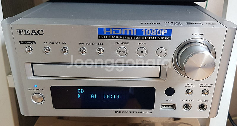 TEAC DVD 리시버 DR-H338i,올인원 앰프--0