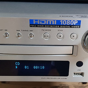 TEAC DVD 리시버 DR-H338i,올인원 앰프