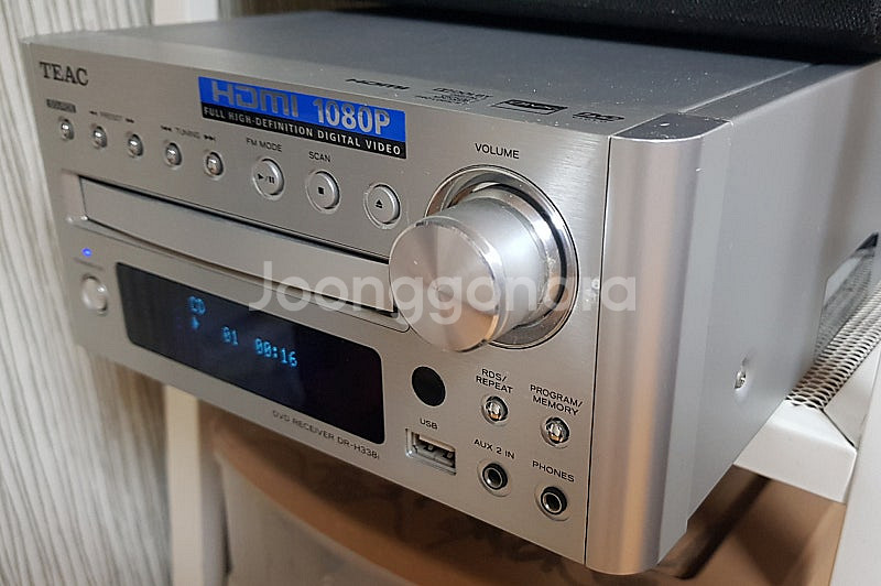 TEAC DVD 리시버 DR-H338i,올인원 앰프--1