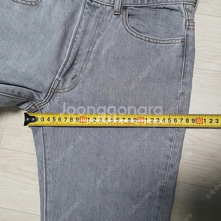 시오타 수빈 코튼 플레어 데님 30 헤릴 코모리 캐피탈--7
