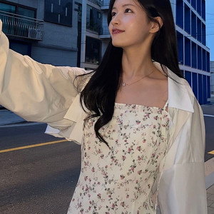 낫유어로즈 베이비 셔츠 볼레로(화이트)