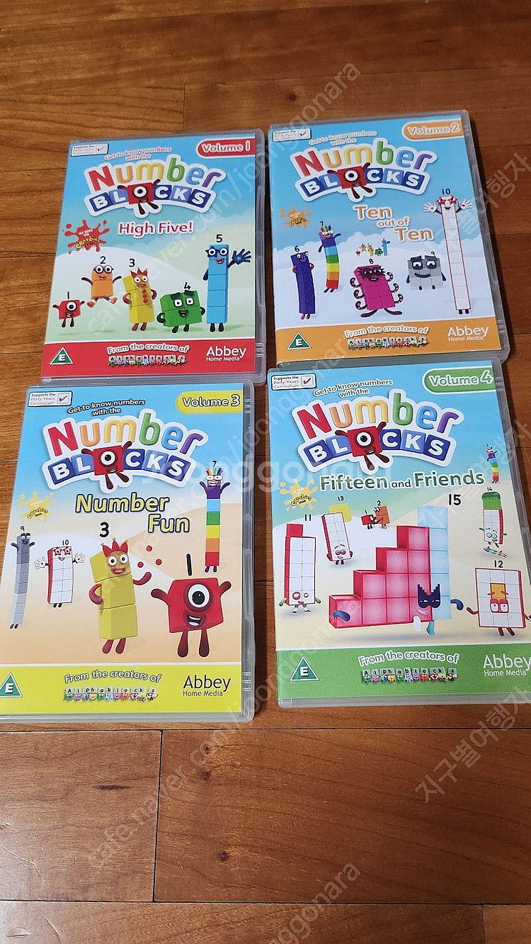 넘버블럭스 DVD 4장--0