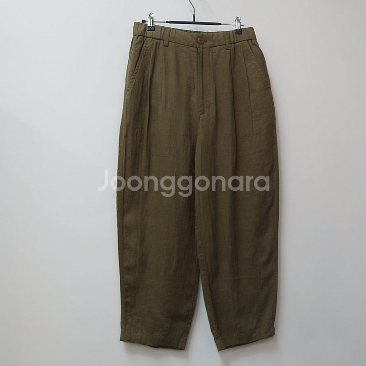BEAKER 비이커 마100% 린넨 바지 (78)--0