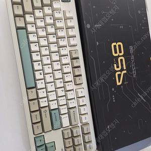 RICCKS 릭스 RS8 V2 핑크치즈축 레트로그린 키보드
