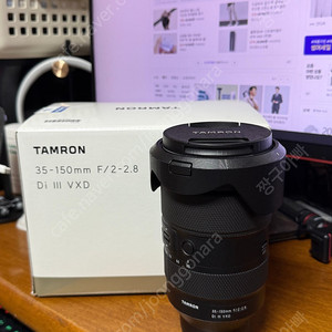 소니마운트 Tamron 35-150mm F2-2.8 렌즈 팝니다.