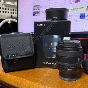 소니 FE 50mm F1.4 GM 렌즈 팝니다.