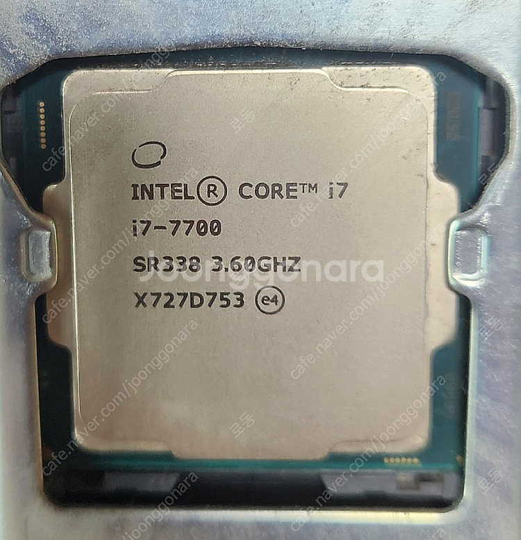 인텔 i7 7700 cpu + h110m-hdv 메인보...--0