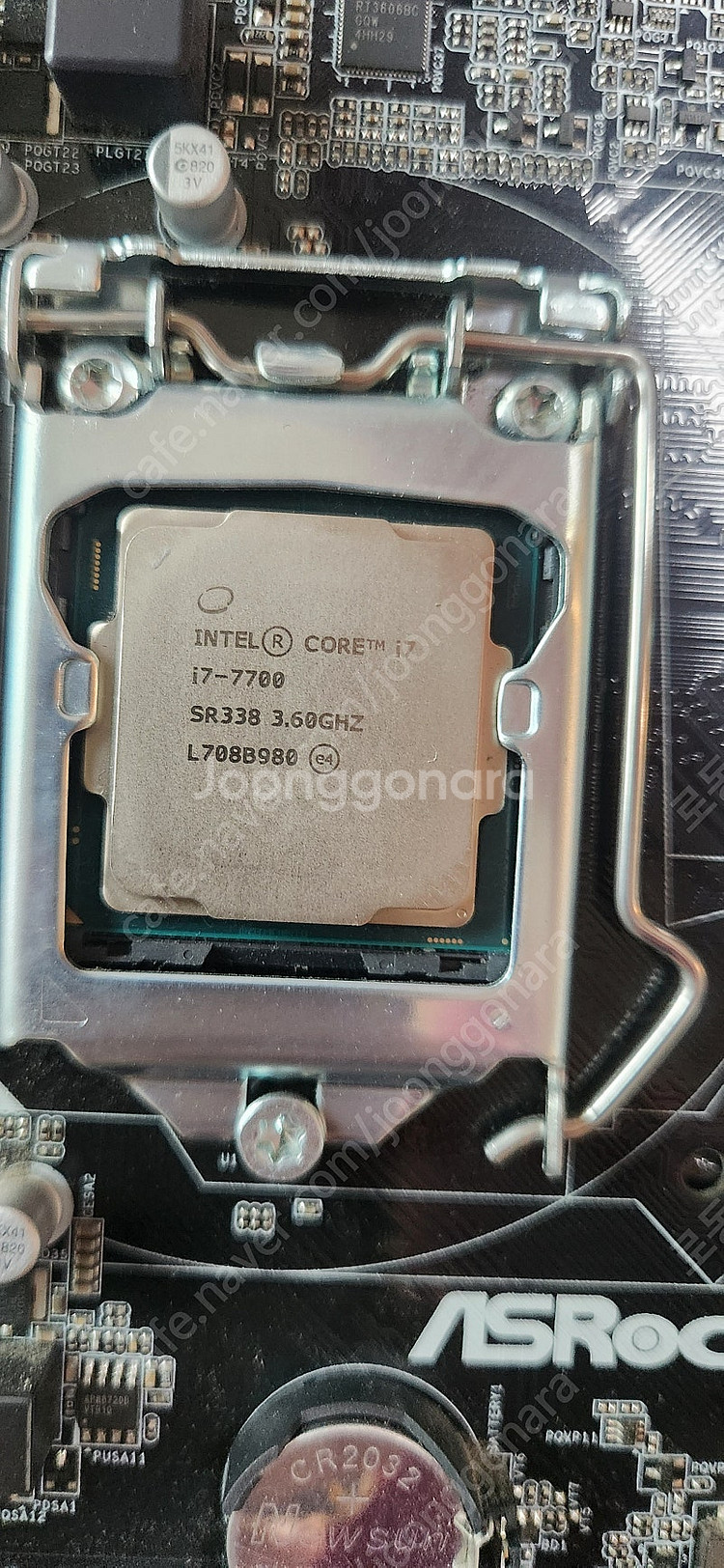 인텔 i7 7700 cpu + h110m-hdv 메인보...--3