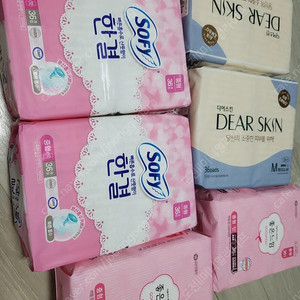 생리대 중형 좋은느낌 소피한결 디어스킨 36매씩