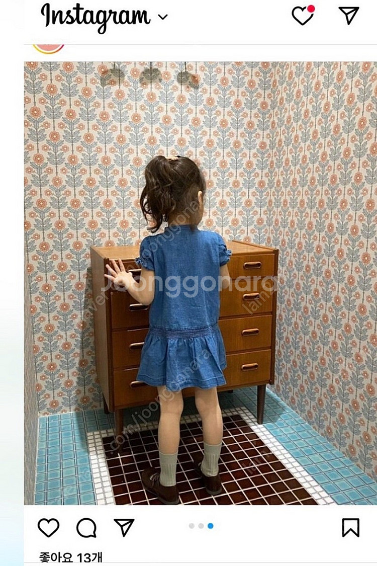 수어플룸 린넨 원피스(8-9세)--4