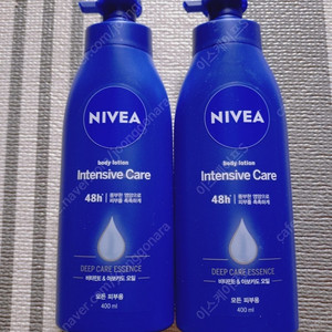 [판매중] (미개봉) 니베아 인텐시브 바디로션 400ml 2개, 니베아 스무드 바디로션 400ml 2개