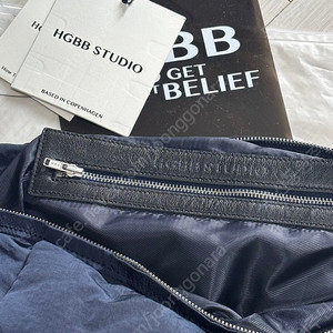 HGBB STUDIO 리프백 네이비 새상품